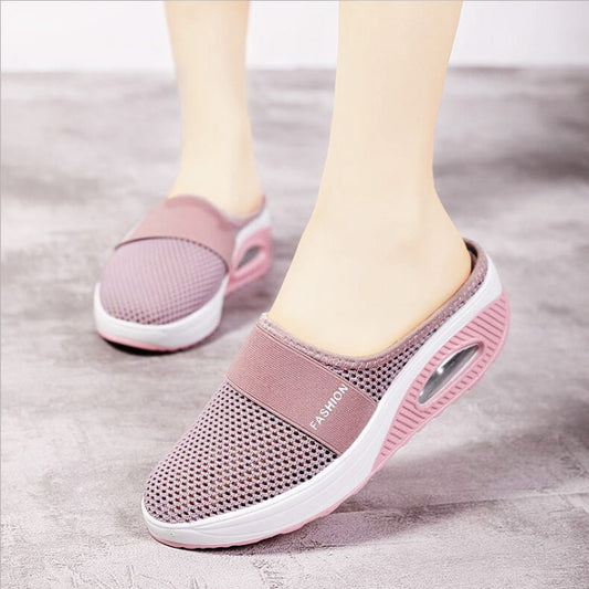 Women Orthopedic Shoes Vintage Breathable Anti-slip Casual Diabetic Shoes