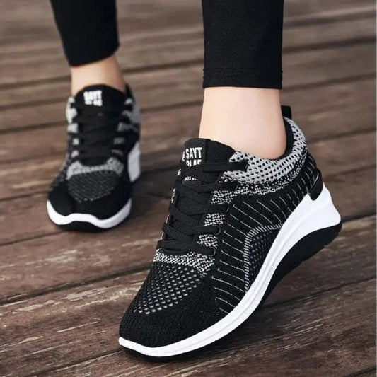 Breathable Women Shoes Orthopedic Arch Support Height Increase Sneakers