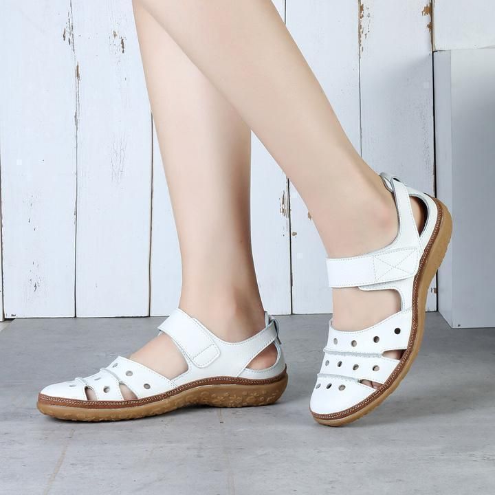 Stride Harmony Hollow Hook Flat Sandals