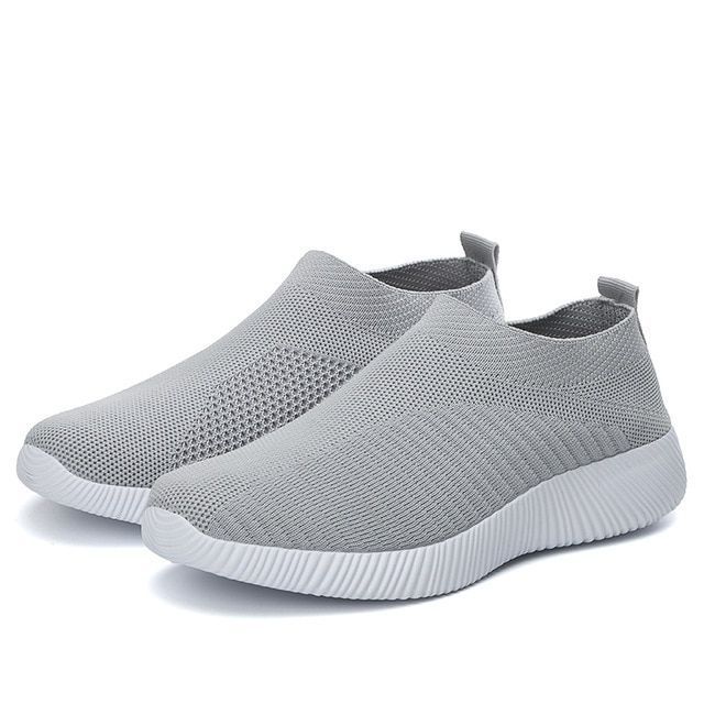 Women's Crystal Breathable Orthopedic Slip-On Walking Shoes