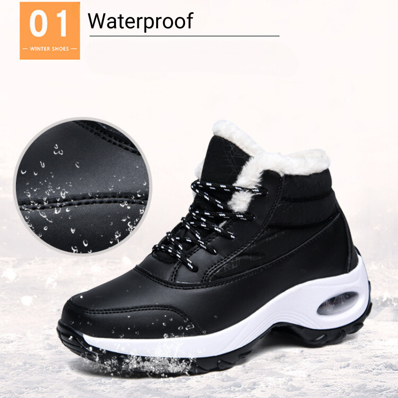 Orthopedic Sneakers Windproof Furred Thick Non-skid OutSole Winter Shoes