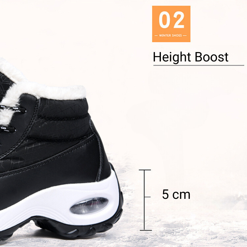 Orthopedic Sneakers Windproof Furred Thick Non-skid OutSole Winter Shoes