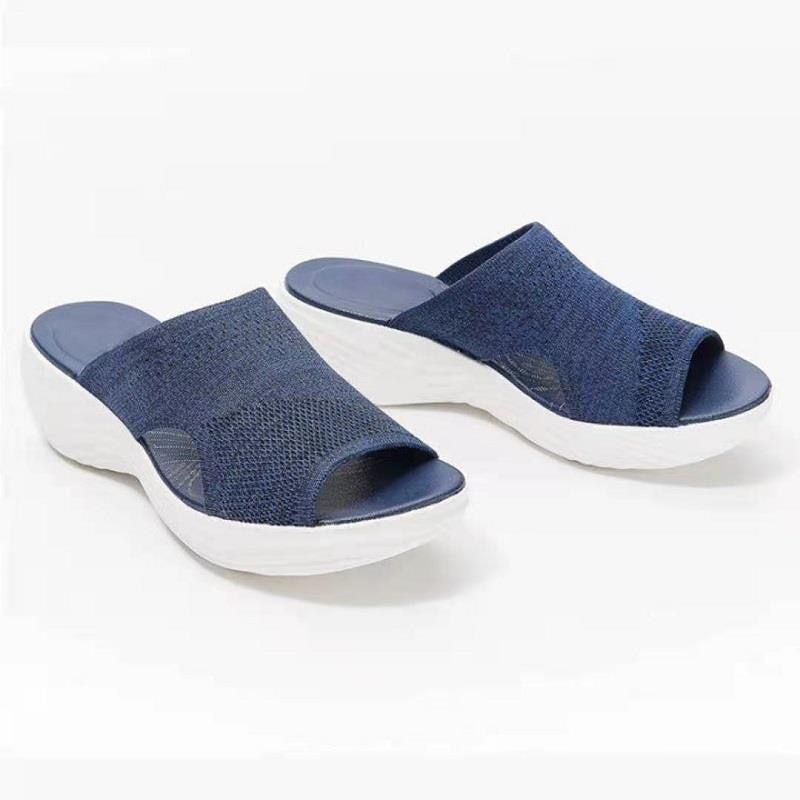 Women Orthotics Sandals Open Toe Comfortable Stretchy Summer Beach Casual Sandals