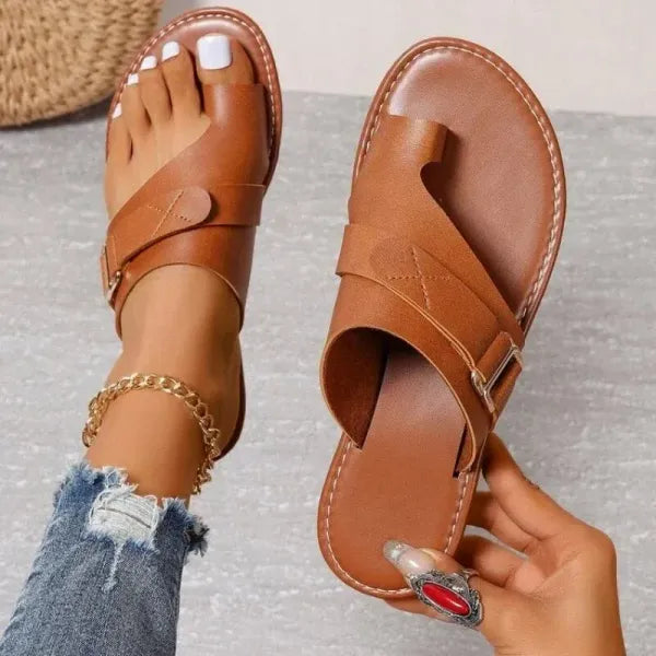 Women's Orthopedic Bunion Correction Leather Sandals