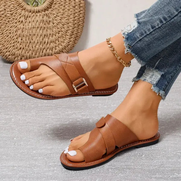 Women's Orthopedic Bunion Correction Leather Sandals