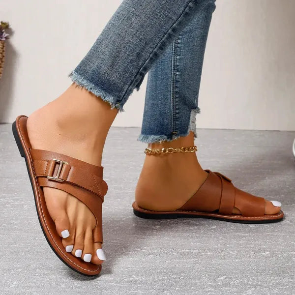 Women's Orthopedic Bunion Correction Leather Sandals