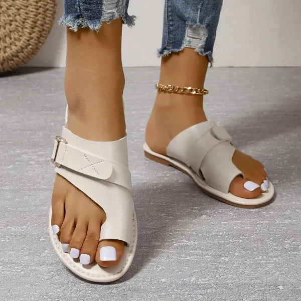 Women's Orthopedic Bunion Correction Leather Sandals